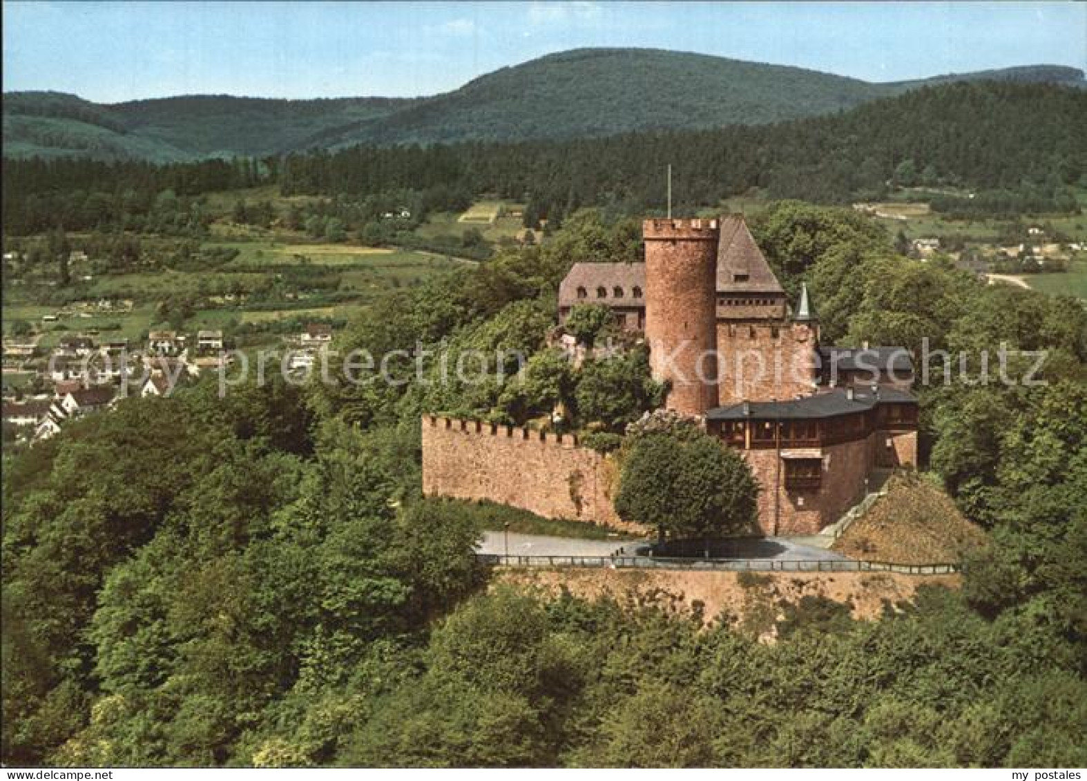 72566561 Biedenkopf Fliegeraufnahme Schloss Biedenkopf - Biedenkopf