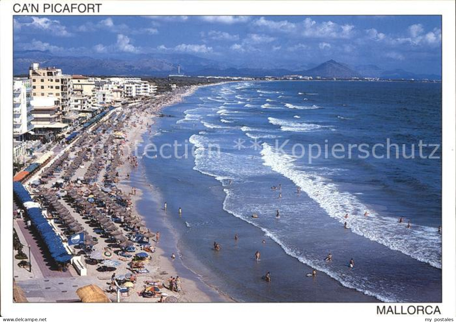 72566482 Can Picafort Mallorca Fliegeraufnahme Strand  - Autres & Non Classés