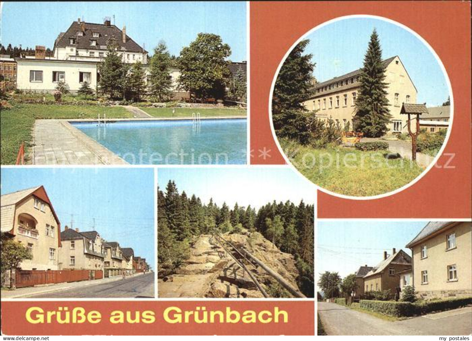 72566385 Gruenbach Vogtland Ferienheime Geschwister Scholl Und Louis Mueller Fal - Autres & Non Classés