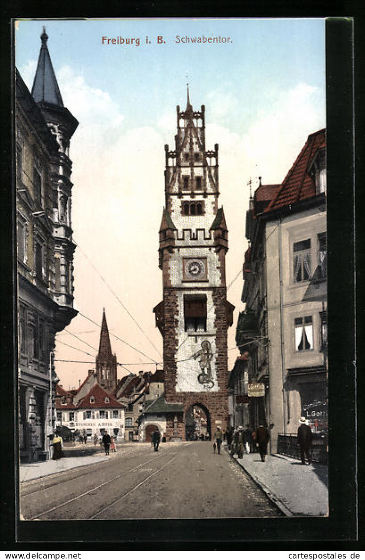 AK Freiburg I. B., Schwabentor  - Freiburg I. Br.