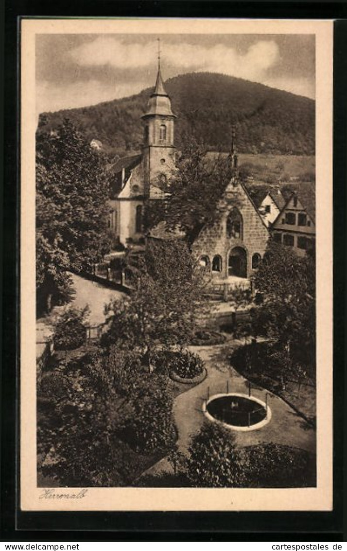 AK Herrenalb, Kirche Aus Der Vogelschau  - Bad Herrenalb