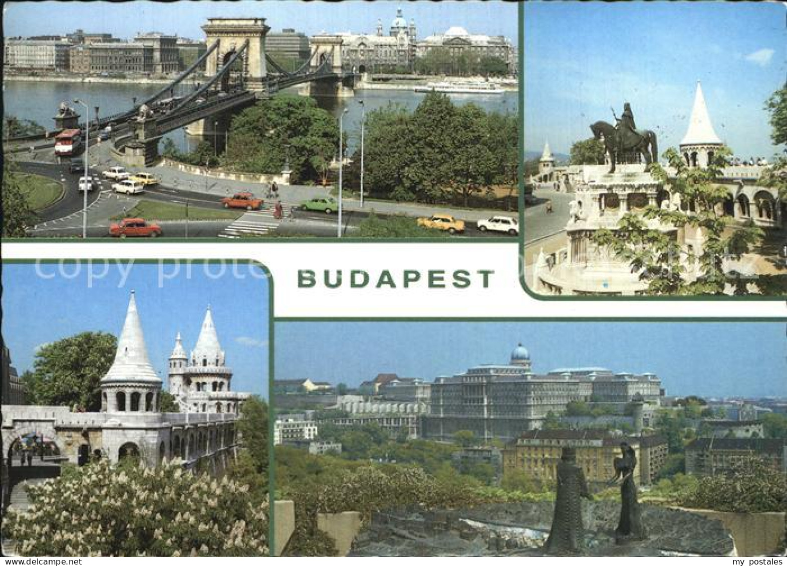 72566303 Budapest Fischerbastei Kettenbruecke Budapest - Hungary