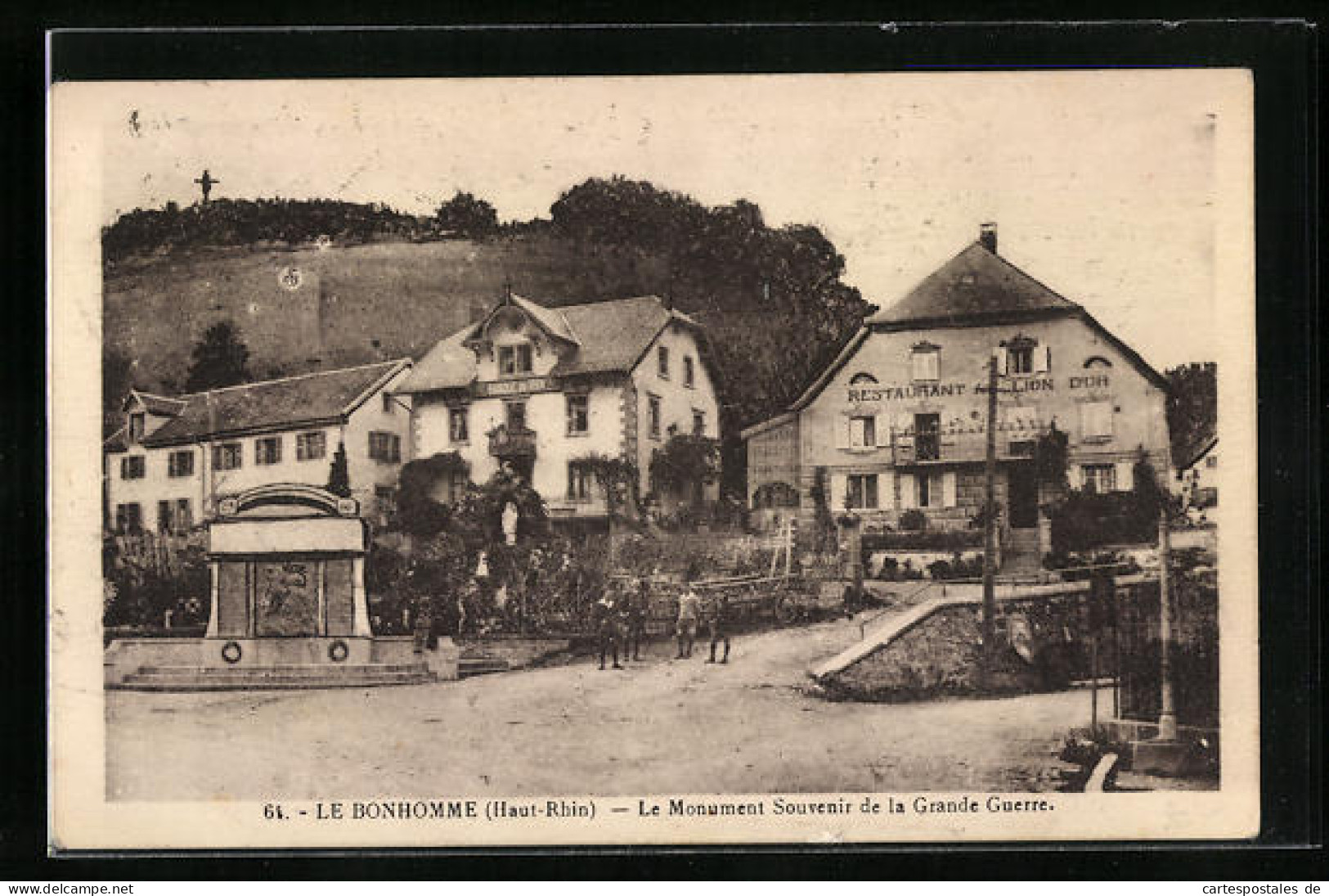 CPA Le Bonhomme, Le Monument Souvenir De La Grande Guerre  - Autres & Non Classés