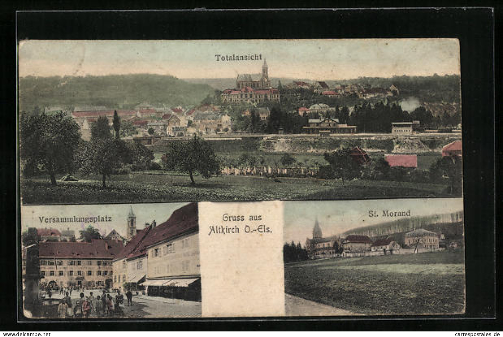 CPA Altkirch, Vue Générale, St. Morand  - Altkirch