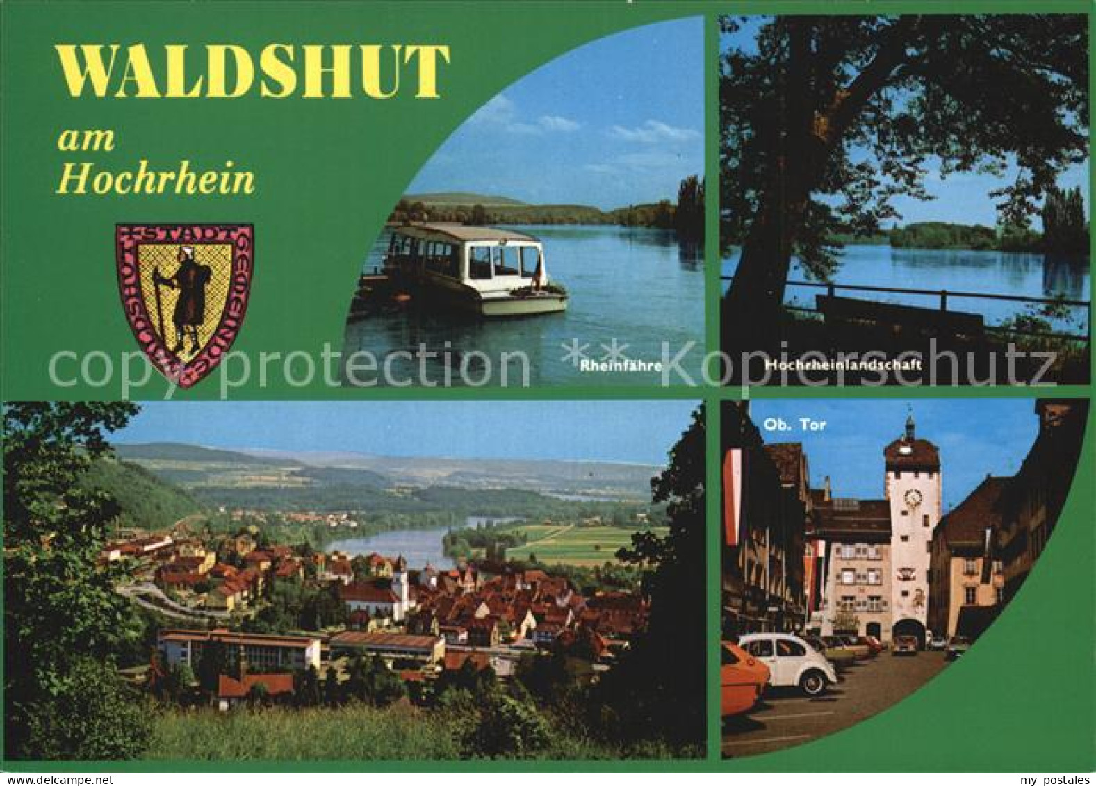72566104 Waldshut-Tiengen Rheinfaehre Hochrheinlandschaft Panorama Oberes Tor Wa - Waldshut-Tiengen