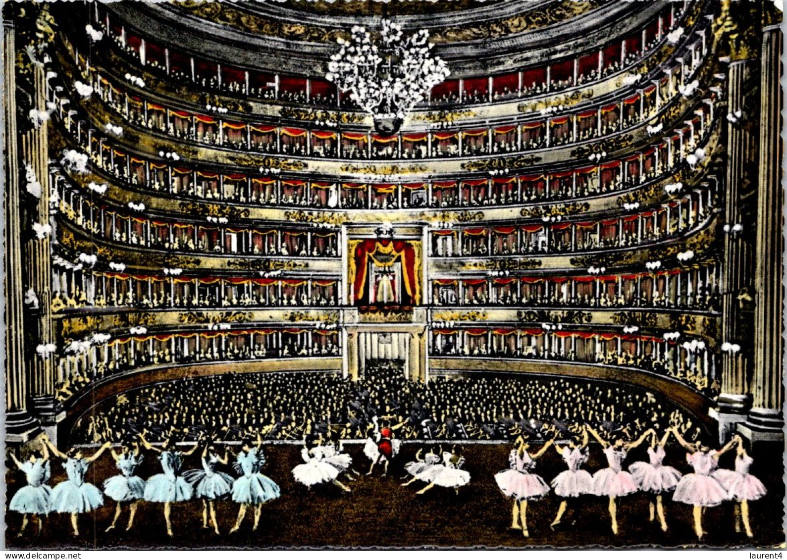 1895-2024 (5 Z 33) B/w - Italy - City Of Milano (Opera House Ballerina) - Dance