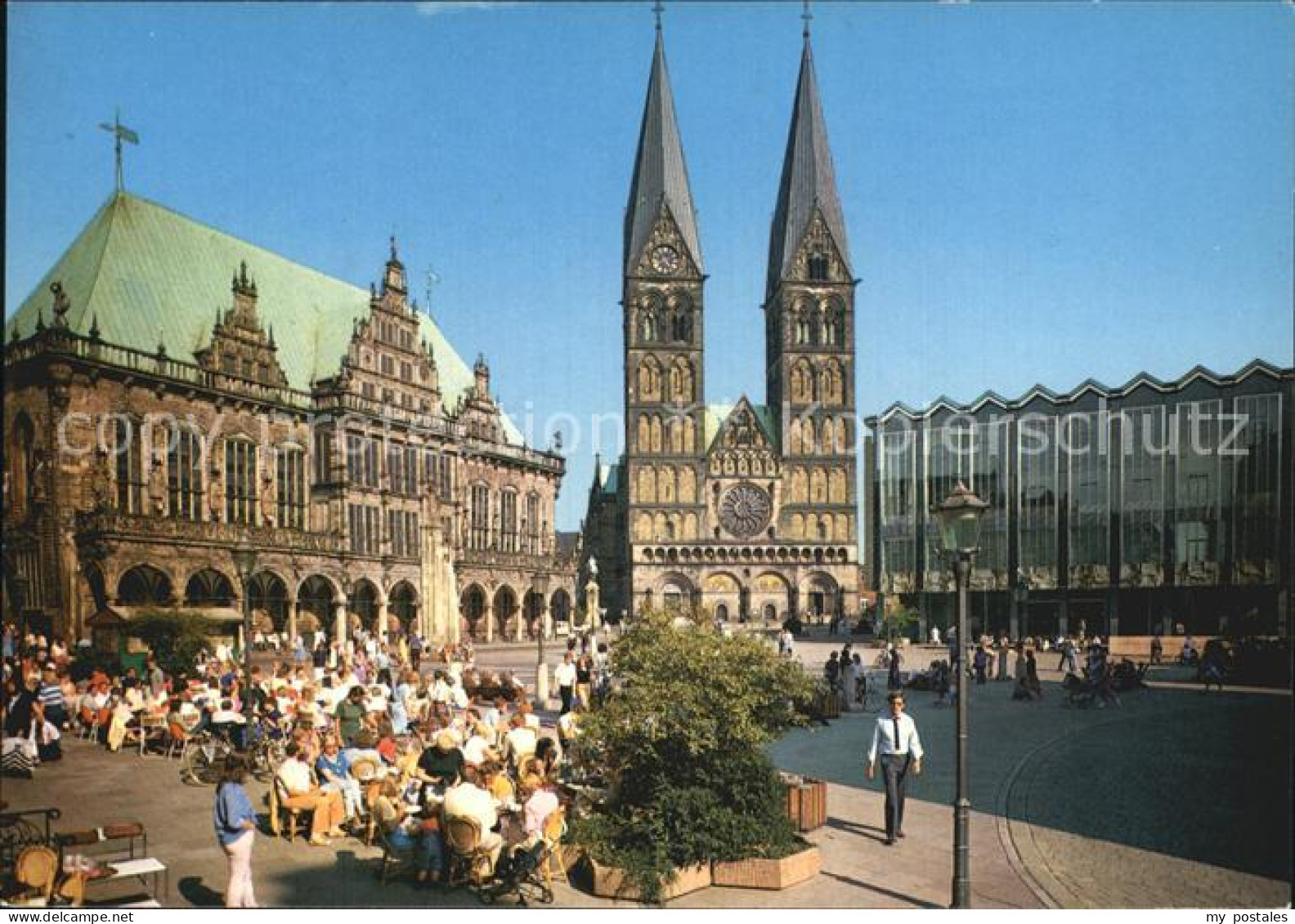 72566086 Bremen Marktplatz Rathaus Dom Und Parlamentsgebaeude Arbergen - Bremen