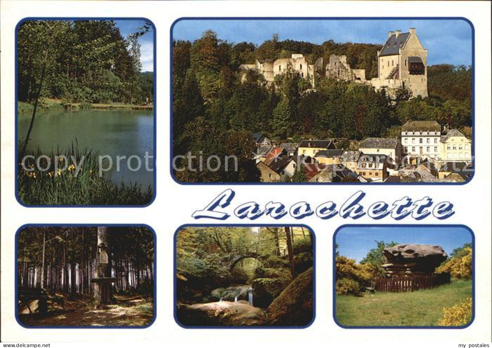 72566007 Larochette_Luxembourg Etang De Osterbour Chateau Heisgeskreitz Schiesse - Other & Unclassified