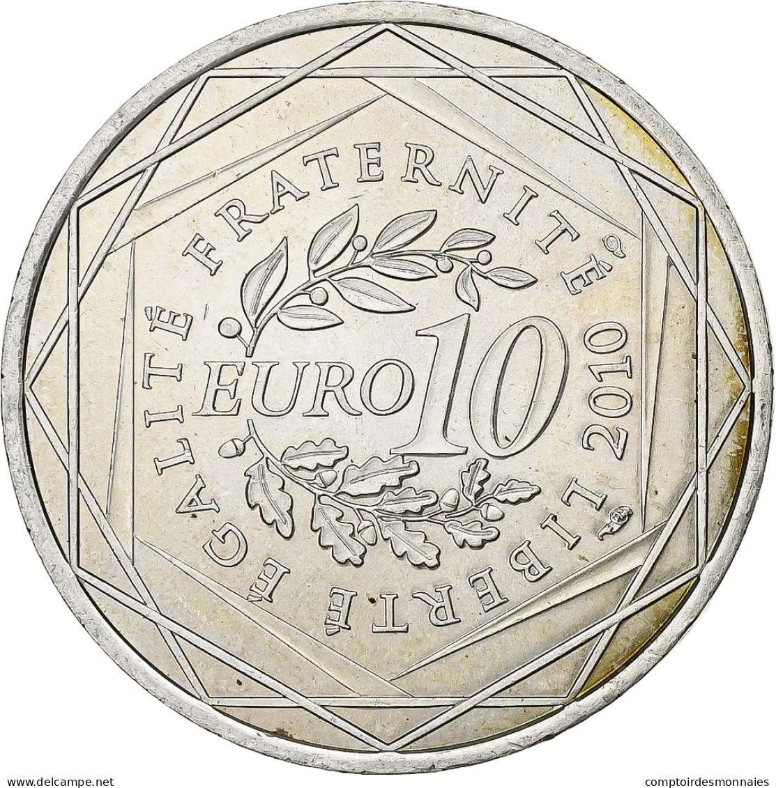 France, 10 Euro, 2010, Paris, Argent, SPL, Gadoury:EU399, KM:1664 - France