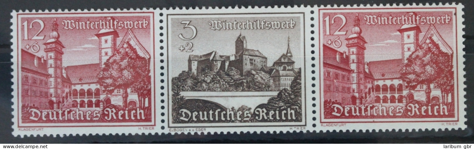 Deutsches Reich Zd W147 Postfrisch Zusammendruck Ungefaltet #VG347 - Se-Tenant