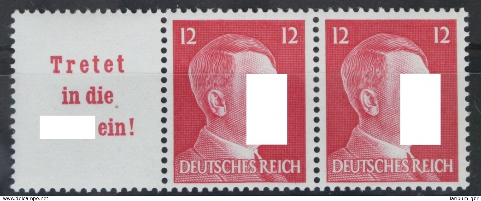 Deutsches Reich Zd W157 Postfrisch Zusammendruck Ungefaltet #VG665 - Se-Tenant