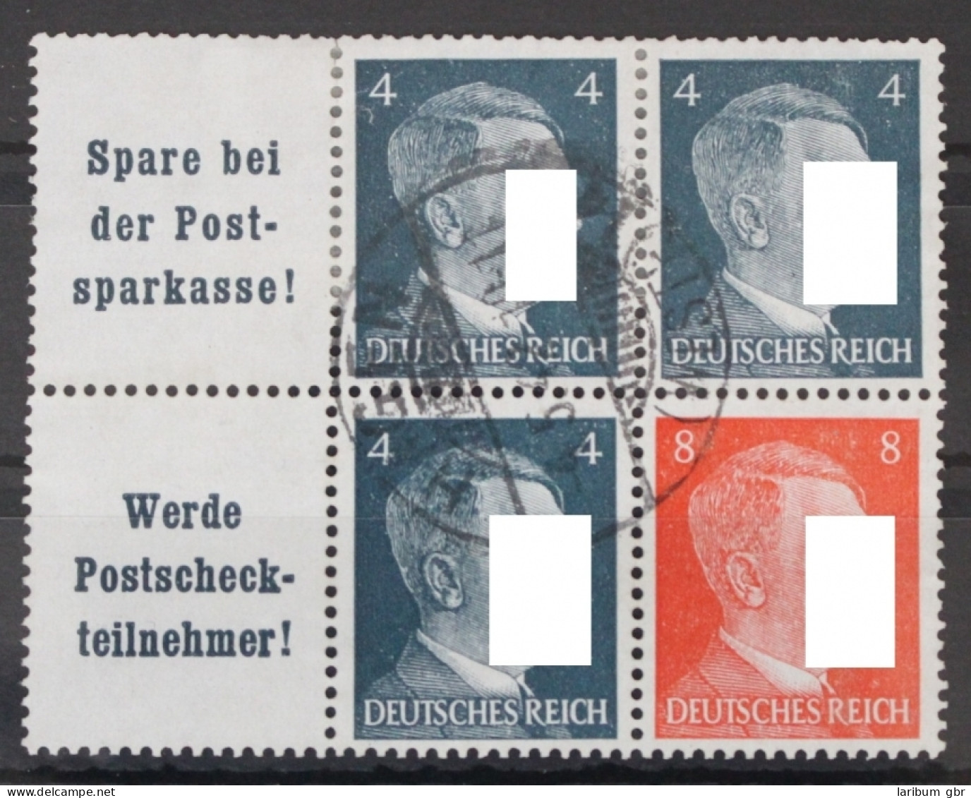 Deutsches Reich Zd W151, W152 Und S278 Gestempelt #VG778 - Se-Tenant