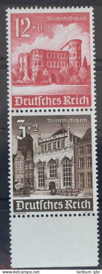 Deutsches Reich Zd S266 Postfrisch Zusammendruck Ungefaltet #VG441 - Zusammendrucke