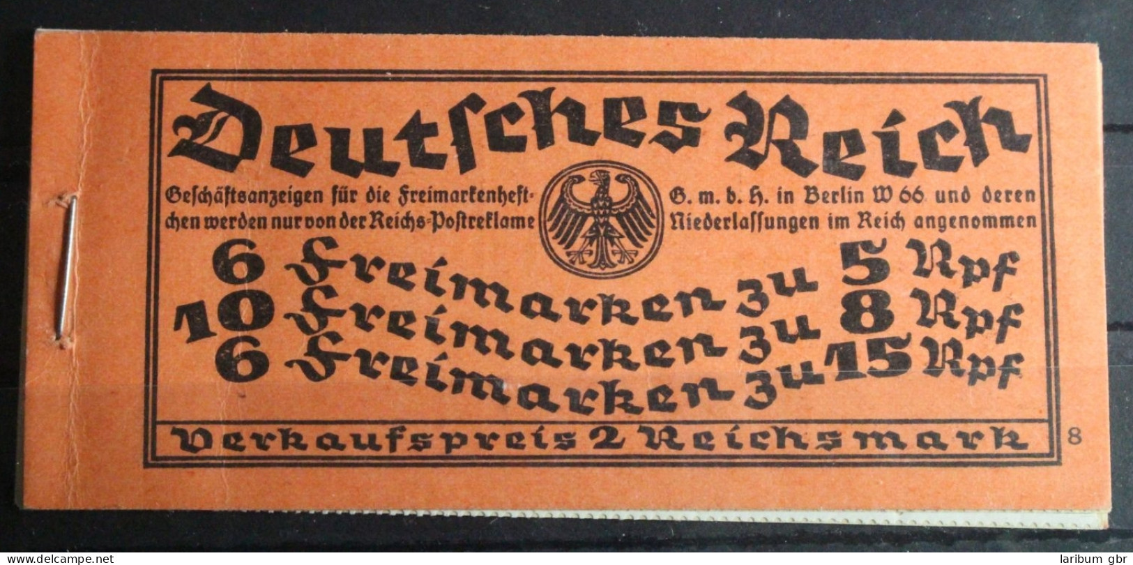 Deutsches Reich MH 25.2 Postfrisch Markenheftchen #FL099 - Booklets