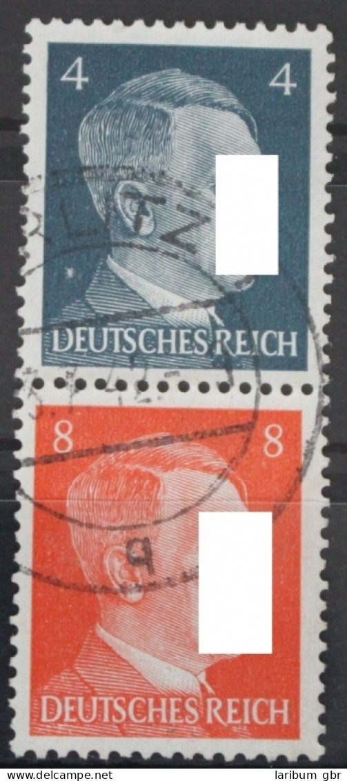 Deutsches Reich Zd S278 Gestempelt Zusammendruck Ungefaltet #VG717 - Se-Tenant
