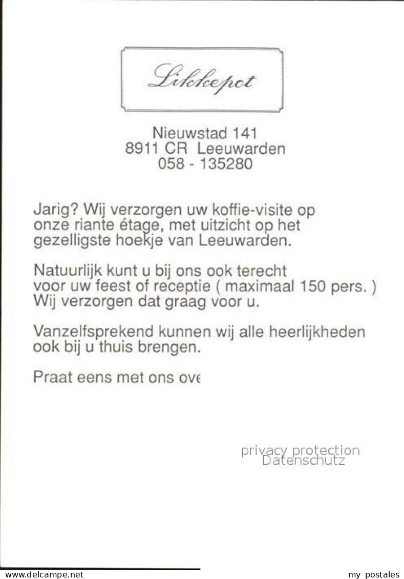 72565183 Leeuwarden Likkepct Leeuwarden - Autres & Non Classés