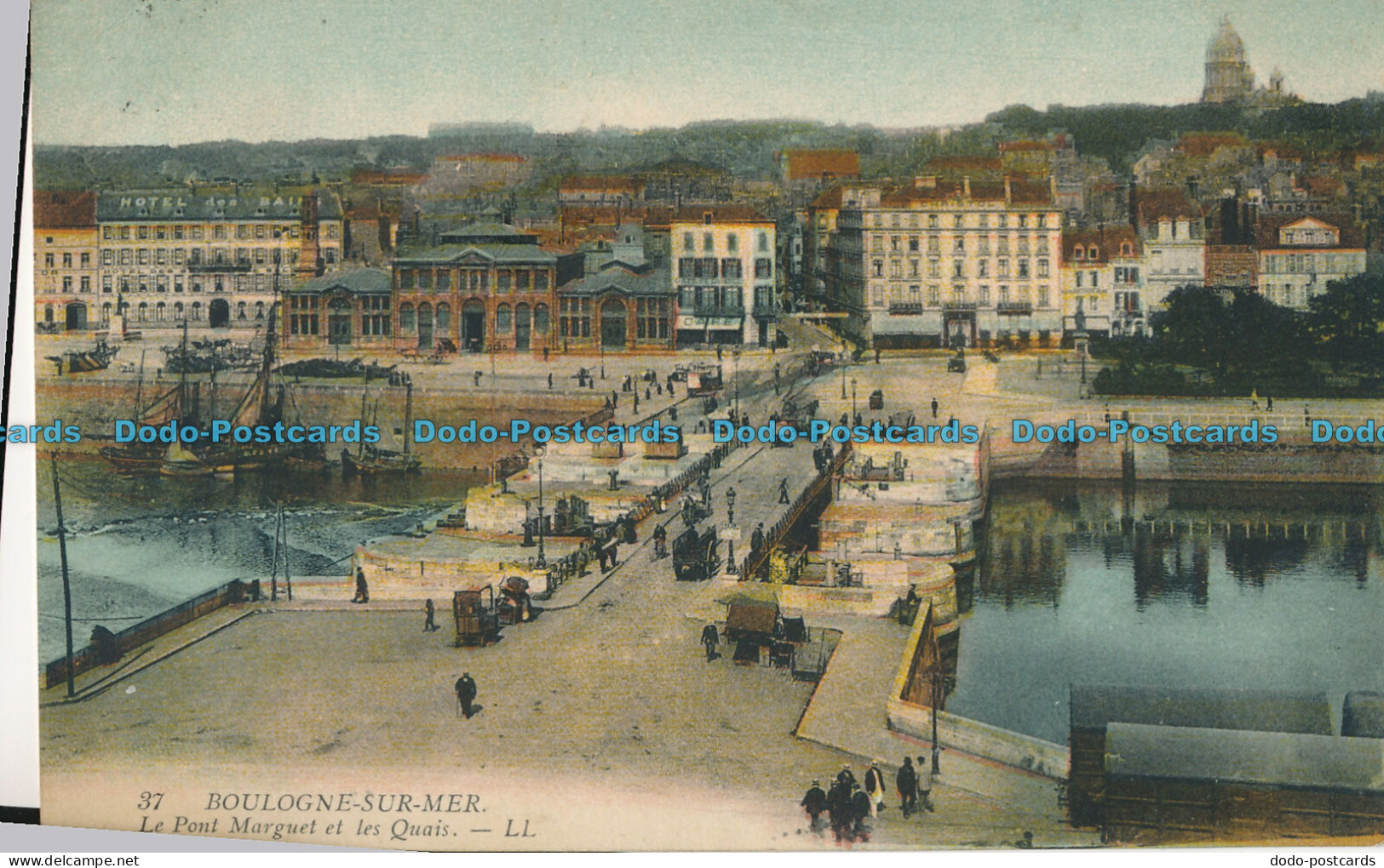 R007882 Boulogne Sur Mer. Le Pont Marguet Et Les Quais. LL. No 37. 1911 - Monde