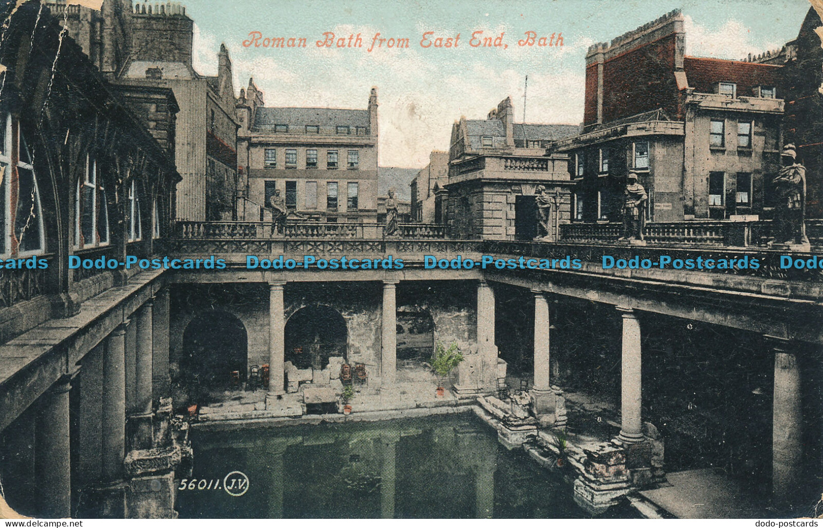 R007311 Roman Bath From East End. Bath. Valentine. 1909 - Monde