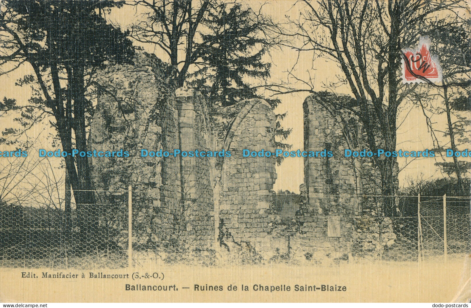R007895 Ballancourt. Ruines De La Chapelle Saint Blaize - Monde