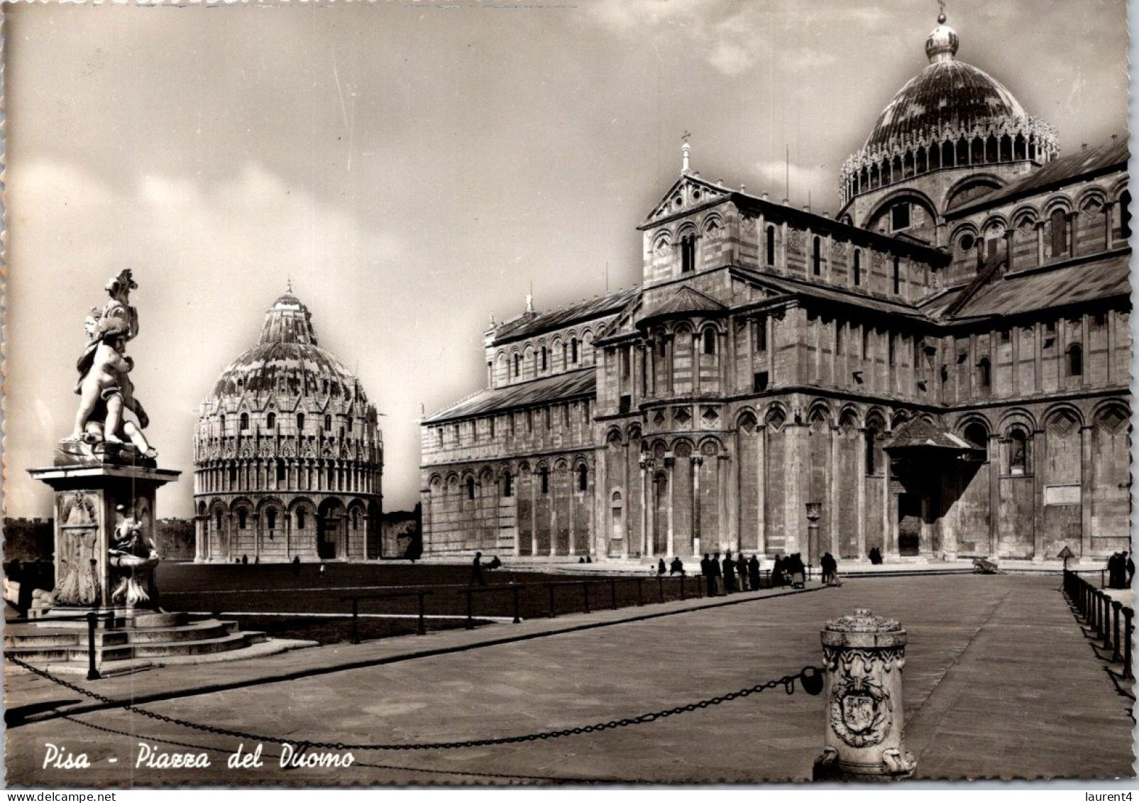 1895-2024 (5 Z 33) B/W -  Italy - Pisa Piazza Duoma (UNESCO) - Monumenten