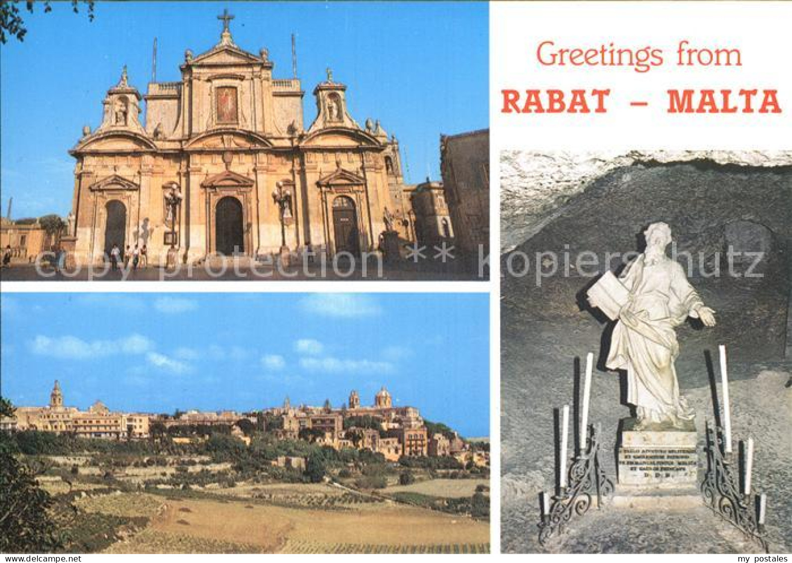 72564651 Rabat Malta Parish Church And St. Pauls Grotto Rabat Malta - Malta