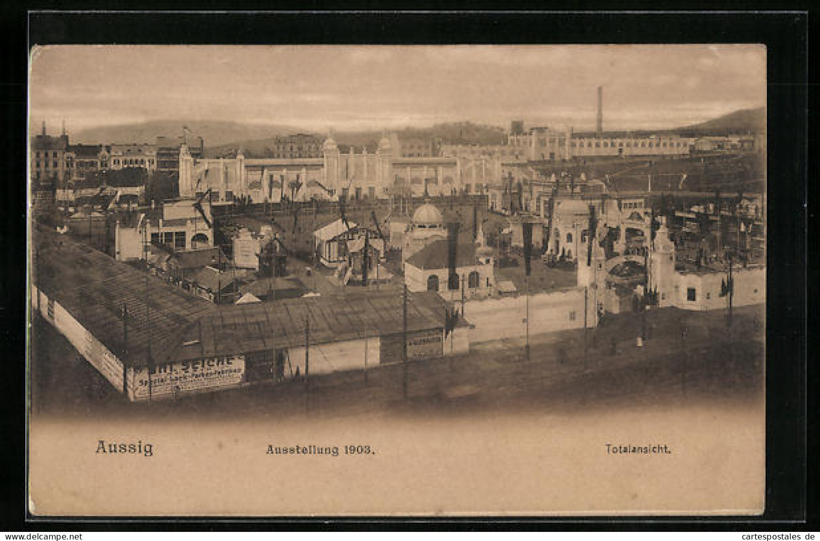 AK Aussig, Ausstellung 1903, Blick über Das Ausstellungsgelände  - Expositions