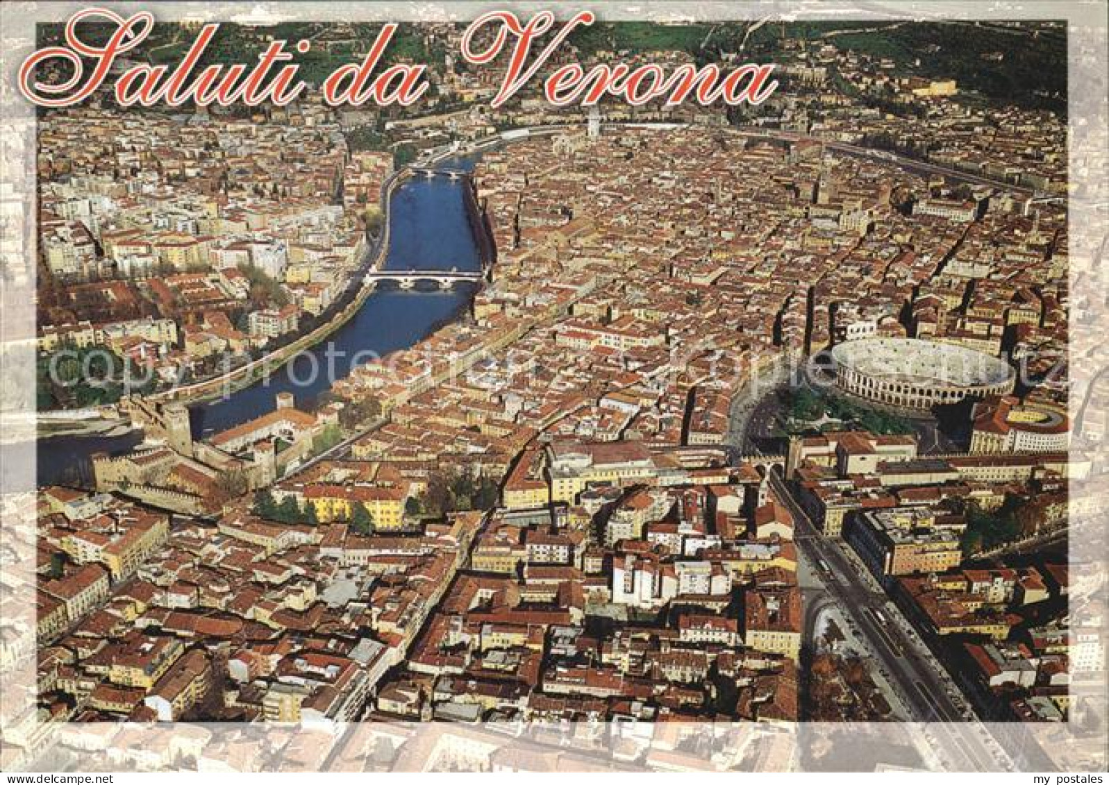 72564456 Verona Veneto Fliegeraufnahme Verona - Autres & Non Classés
