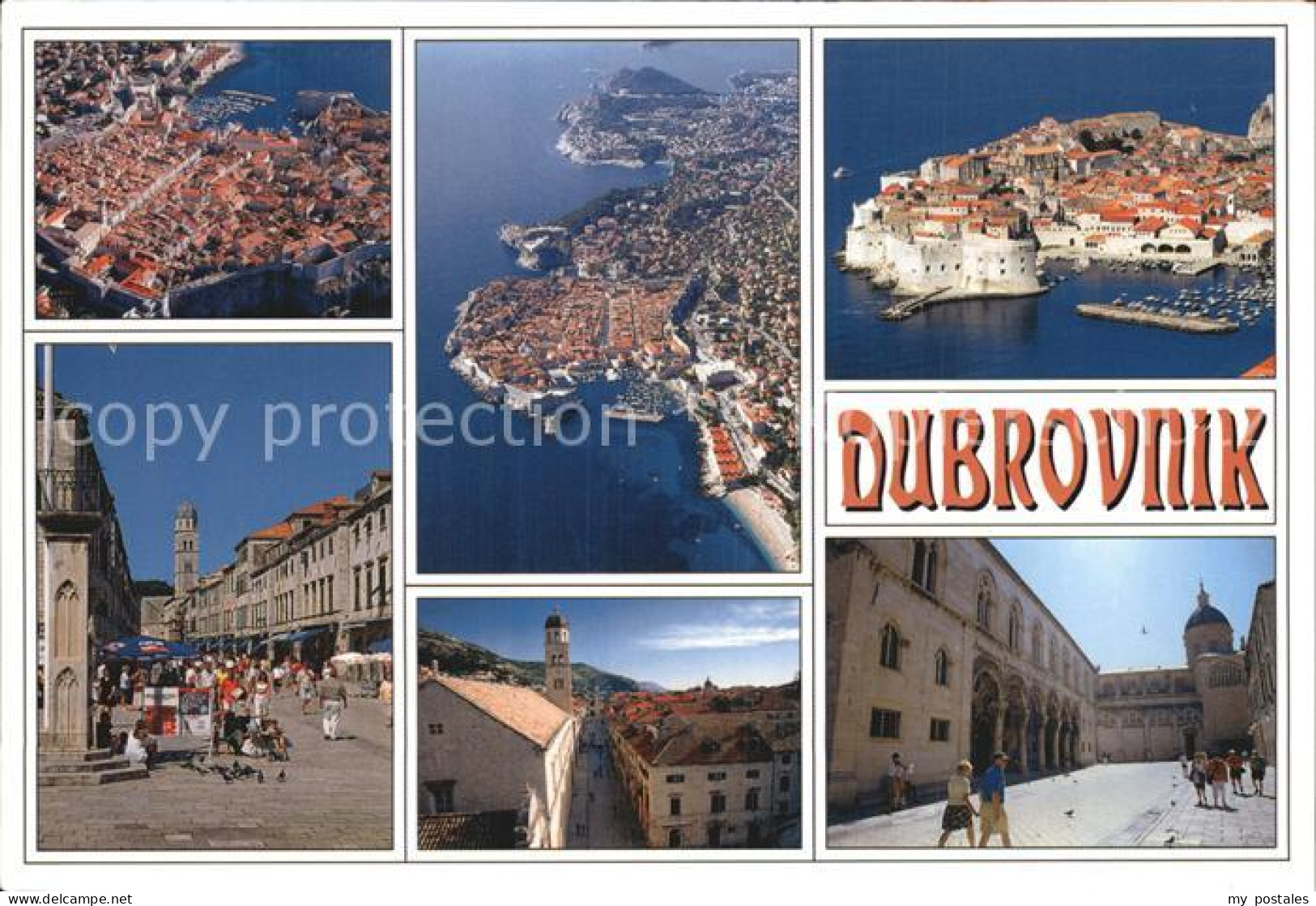 72564440 Dubrovnik Ragusa Fliegeraufnahme Marktplatz Altstadt  Croatia - Croatia