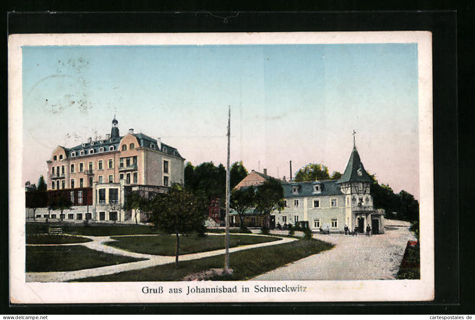 AK Schmeckwitz, Das Johannisbad Mit Anlage  - Schmeckwitz (Oberlausitz)