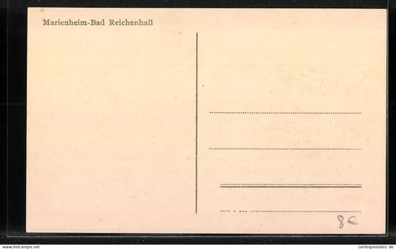 Künstler-AK Bad Reichenhall, Das Marienheim  - Bad Reichenhall