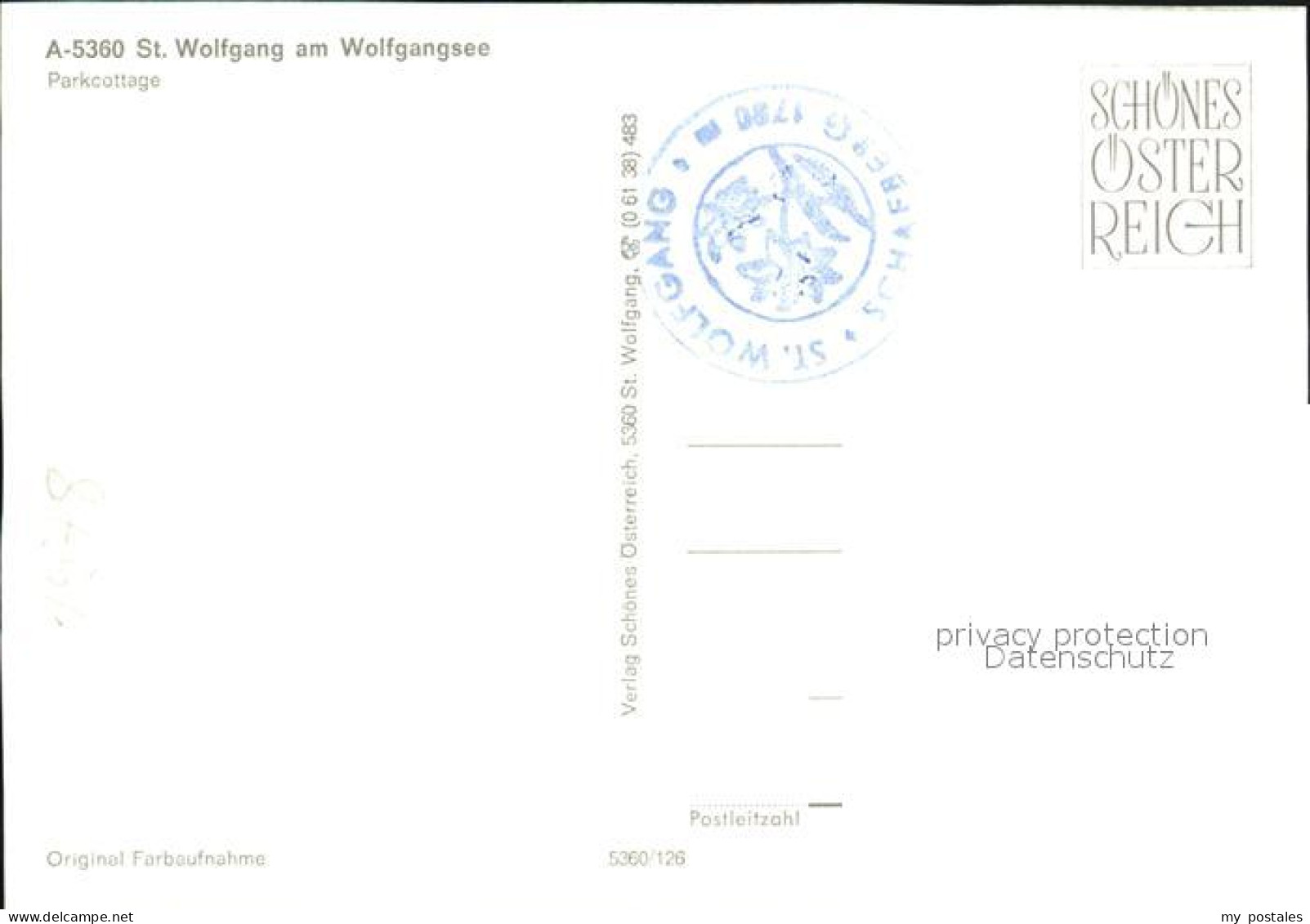 72563515 St Wolfgang Wolfgangsee Fliegeraufnahme Parkcottage St. Wolfgang - Autres & Non Classés