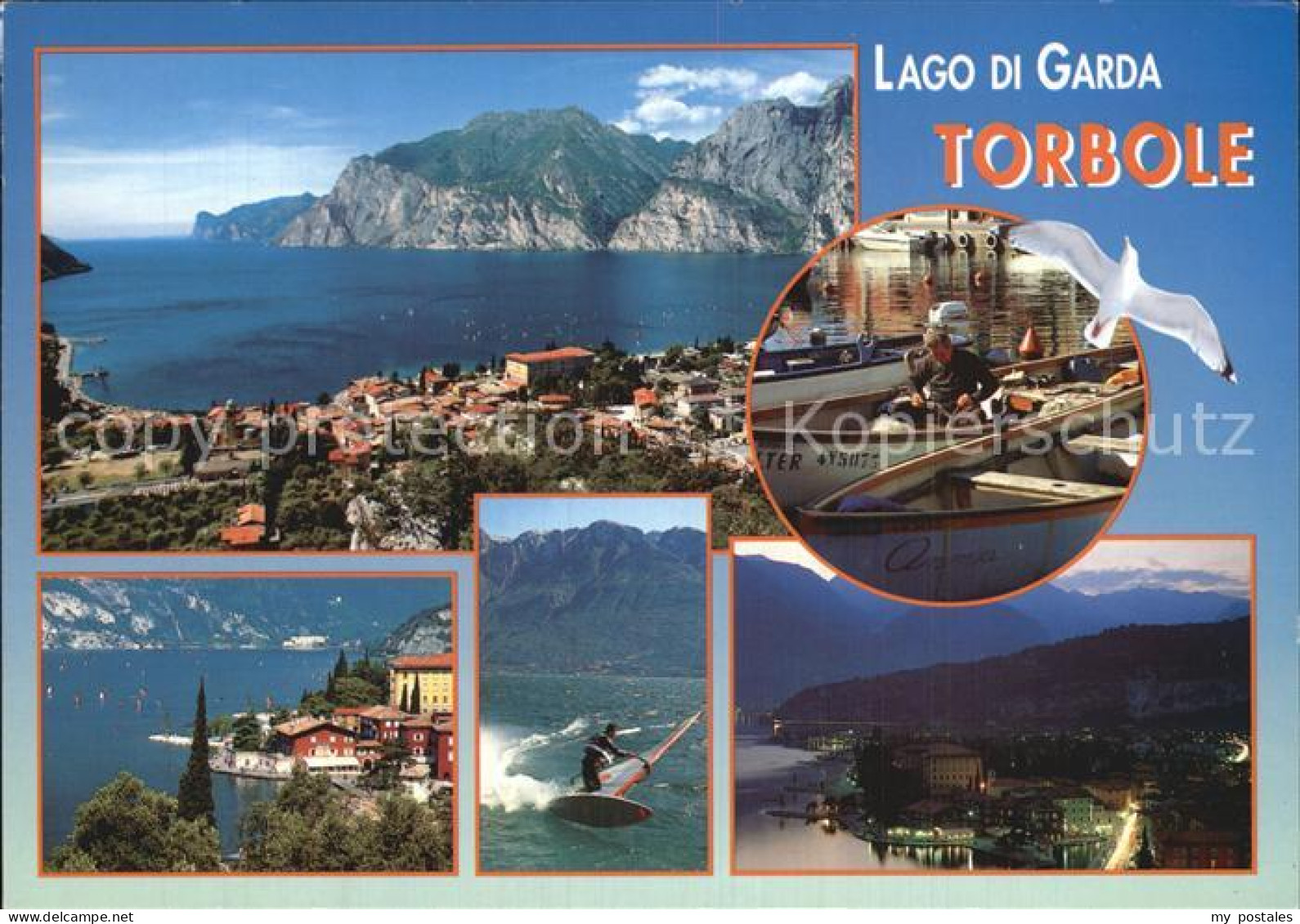72563453 Torbole Lago Di Garda Fliegeraufnahme Surfen  Torbole Sul Garda - Autres & Non Classés