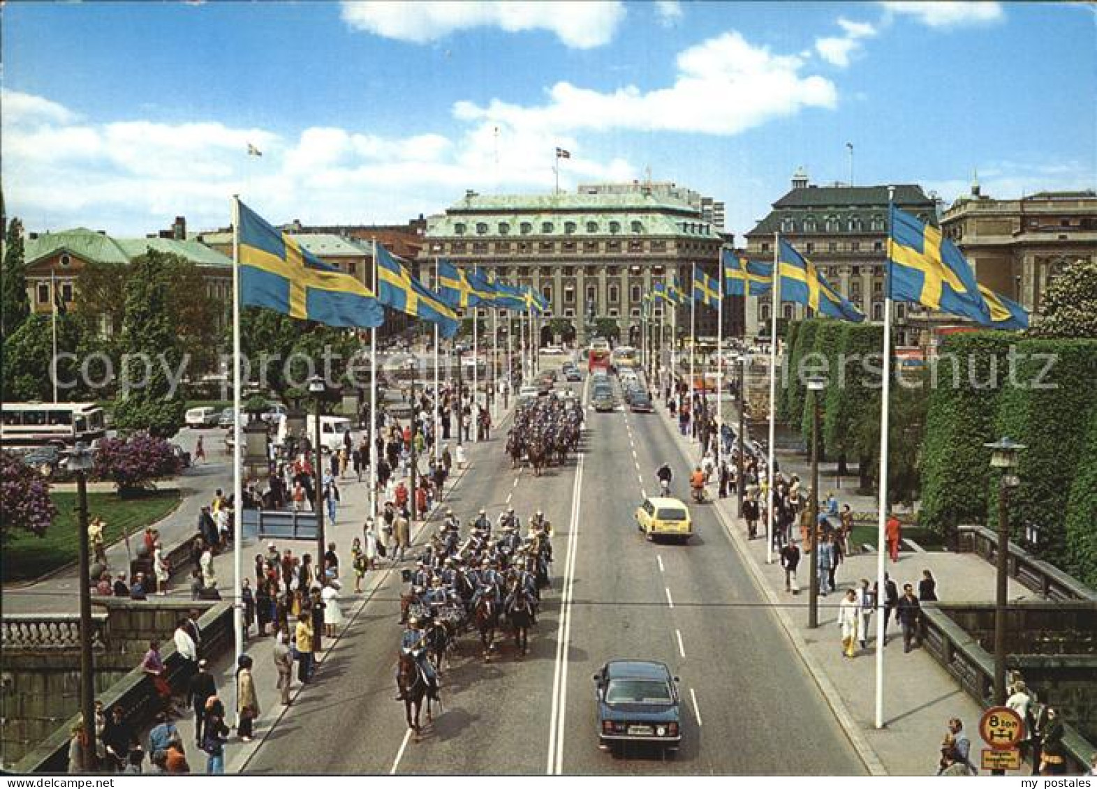 72563085 Stockholm Tag Der Schwedischen Flagge Stockholm - Schweden