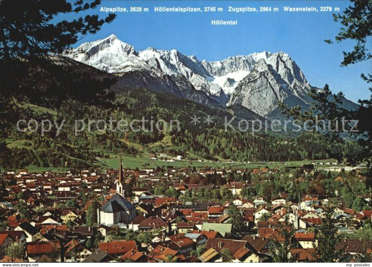 72562997 Garmisch-Partenkirchen Panorama Zugspitzgruppe H?llental Garmisch-Parte - Garmisch-Partenkirchen