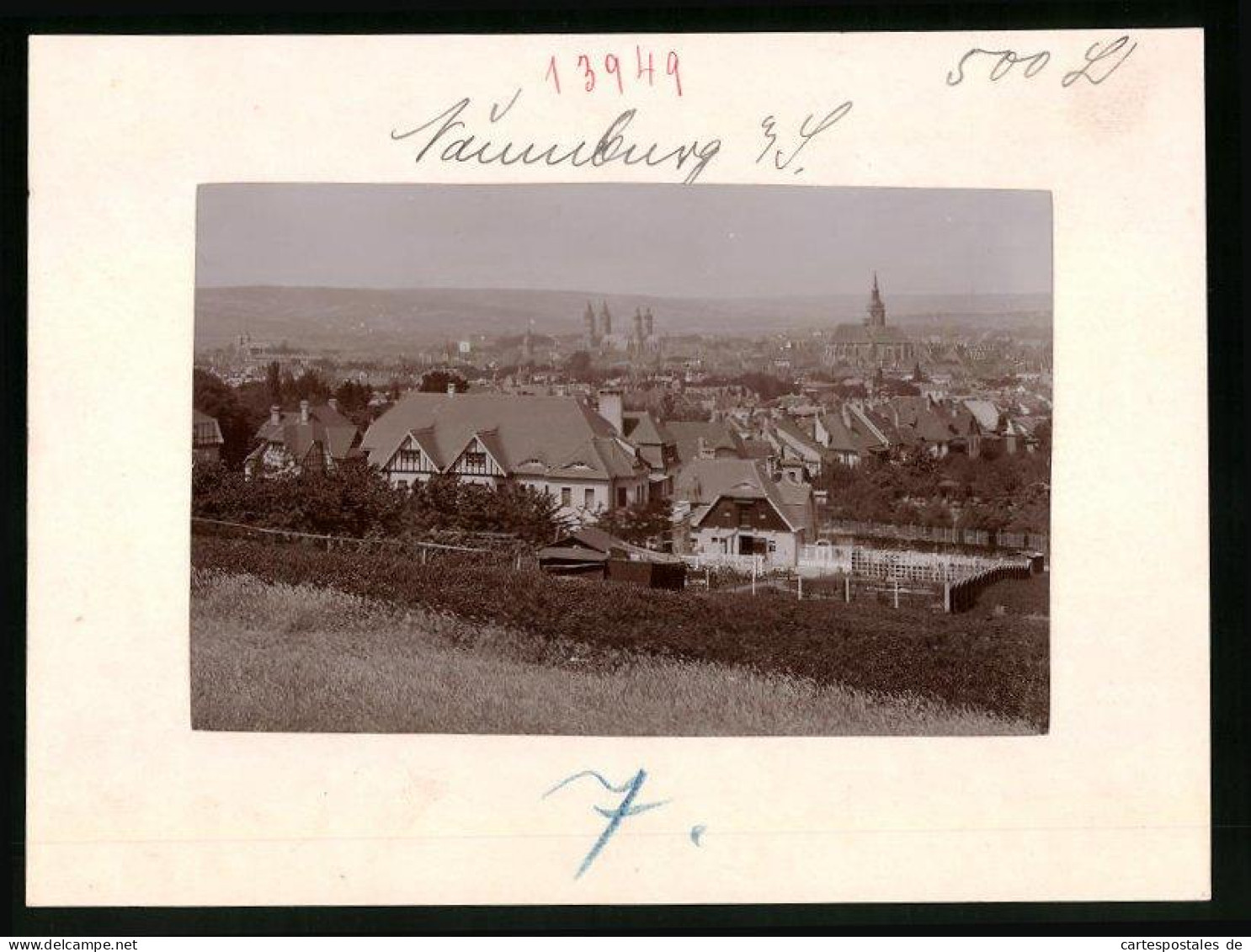 Fotografie Brück & Sohn Meissen, Ansicht Naumburg A. Saale, Blick Vom Berg Auf Die Stadt  - Places