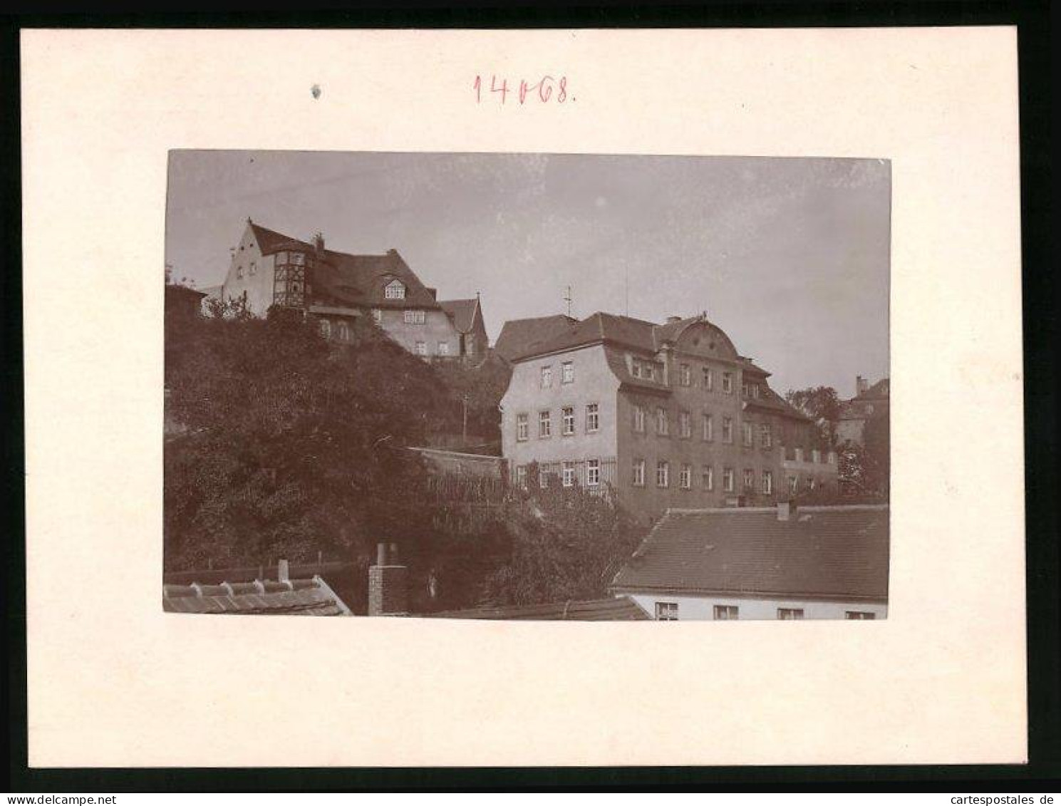 Fotografie Brück & Sohn Meissen, Ansicht Meissen I.Sa., Blick Auf Das Haus Freiheit Und Versorghaus  - Lieux
