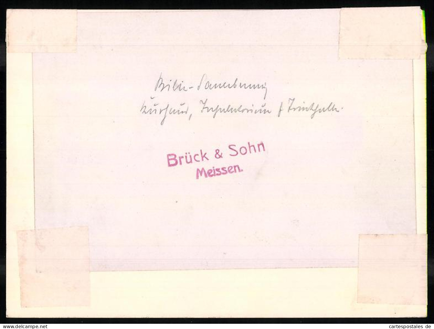 Fotografie Brück & Sohn Meissen, Ansicht Bilin, Partie Am Kurhaus, Inhalatorium Und An Der Trinkhalle  - Orte