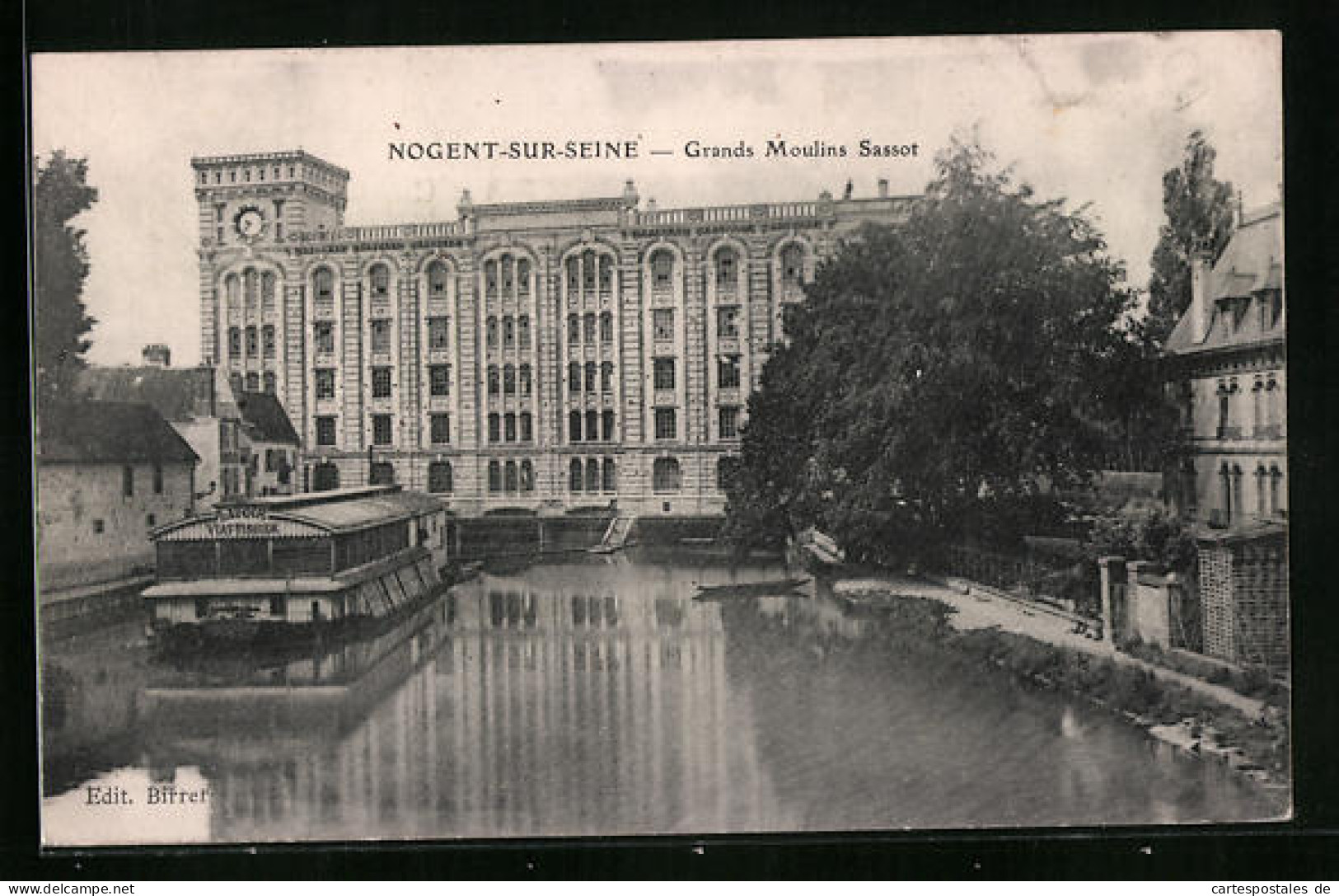CPA Nogent-sur-Seine, Grands Moulins Sassot  - Nogent-sur-Seine