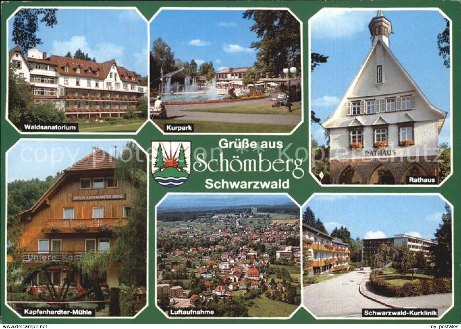 72562914 Schoemberg Schwarzwald Waldsanatorium Kurpark Rathaus Kapfenhardter Mue - Autres & Non Classés