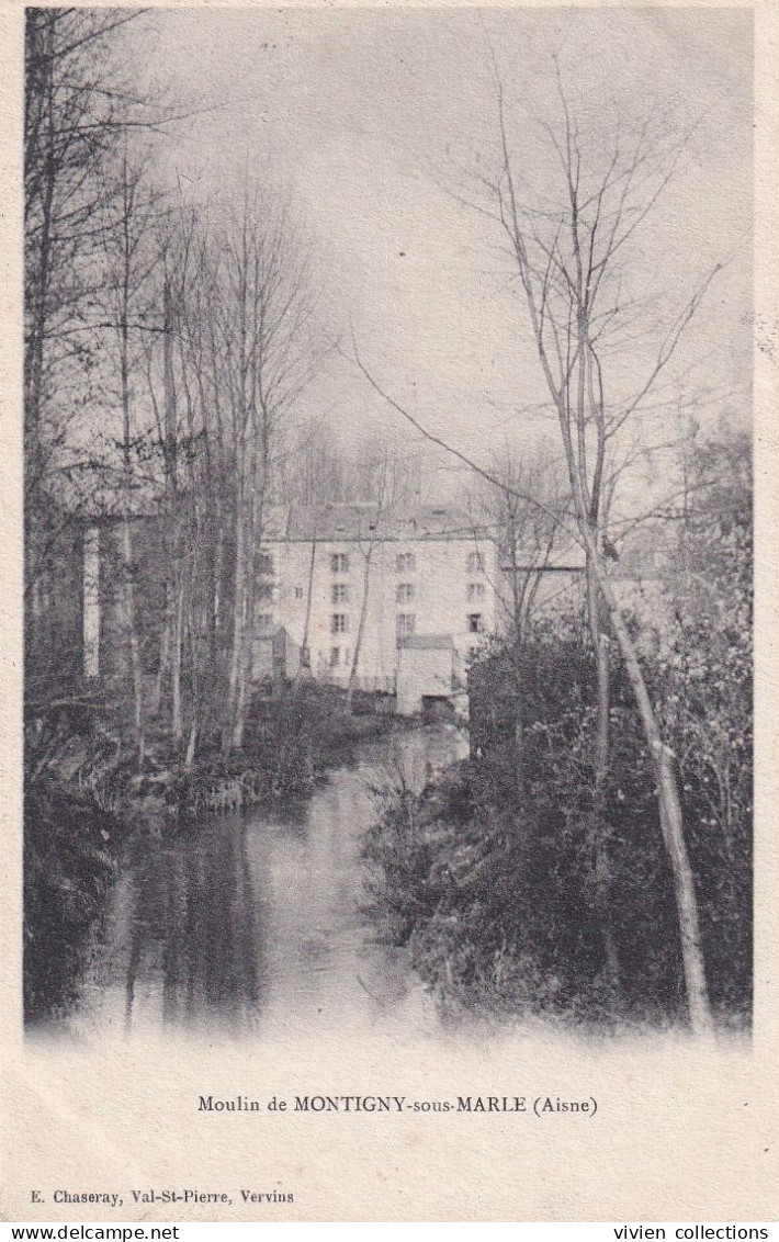 Montigny Sous Marle (02 Aisne) Le Moulin - édit. Chaseray Circulée - Autres & Non Classés