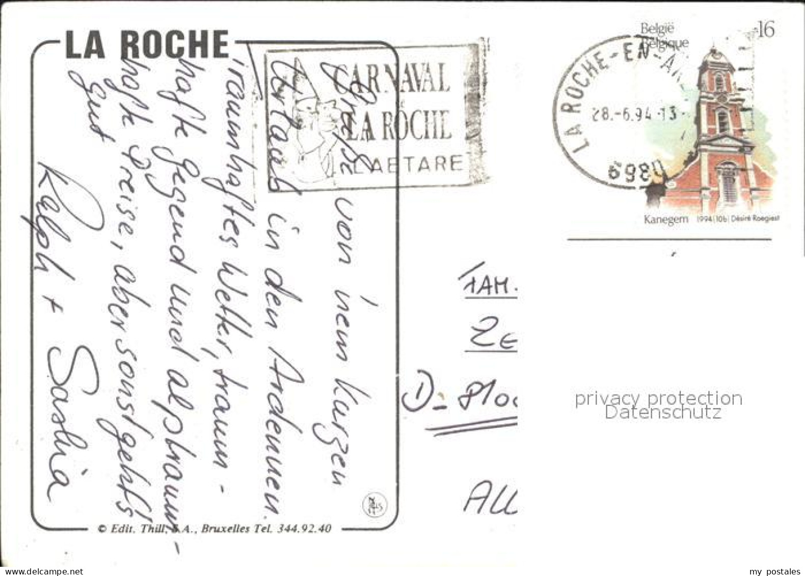 72562455 La Roche-en-Ardenne La Roche Ortsansicht  - Other & Unclassified