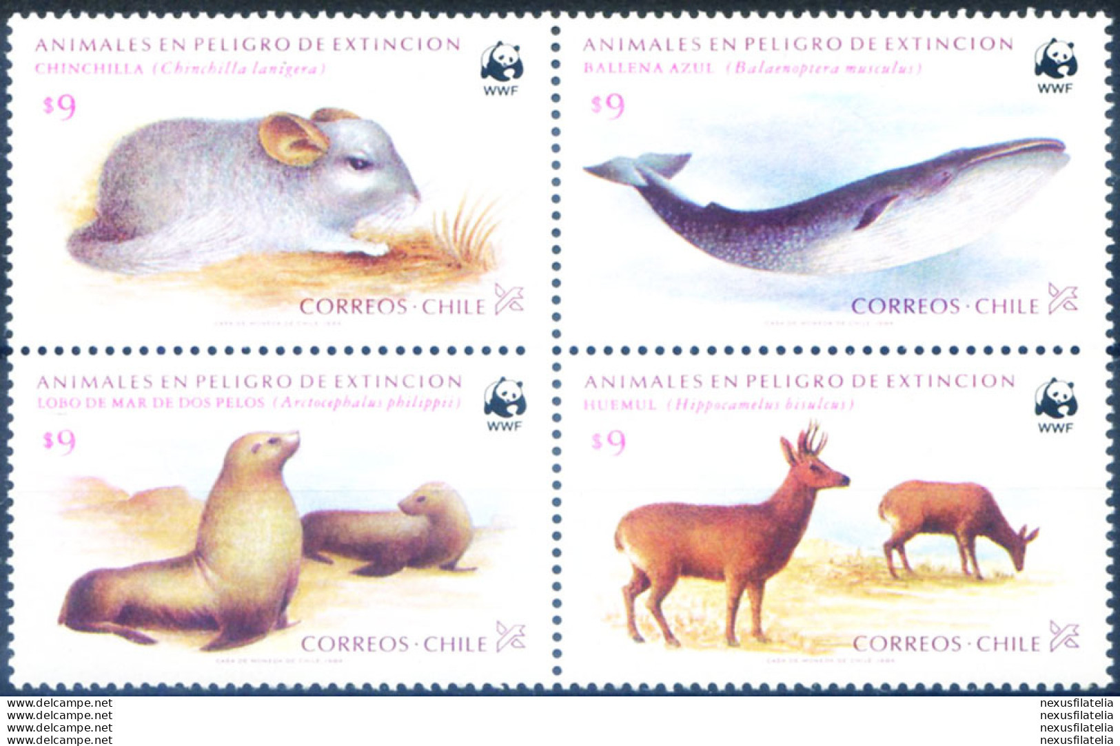 Fauna Protetta. WWF 1984. - Chile