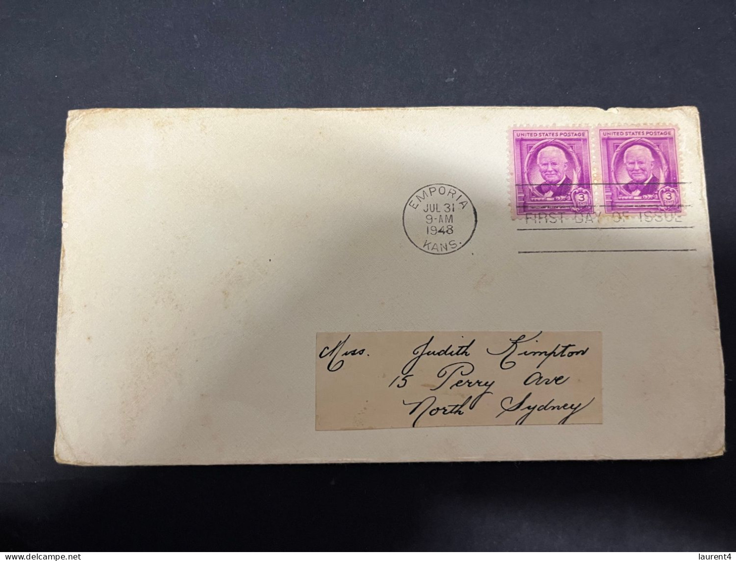 19-5-2024 (5 Z 34) USA Cover Posted To Australia - 1948 - Briefe U. Dokumente