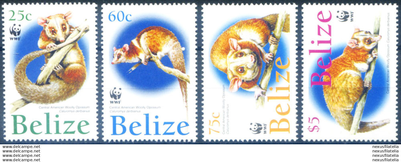 Fauna. Opossum 2004. - Belize (1973-...)