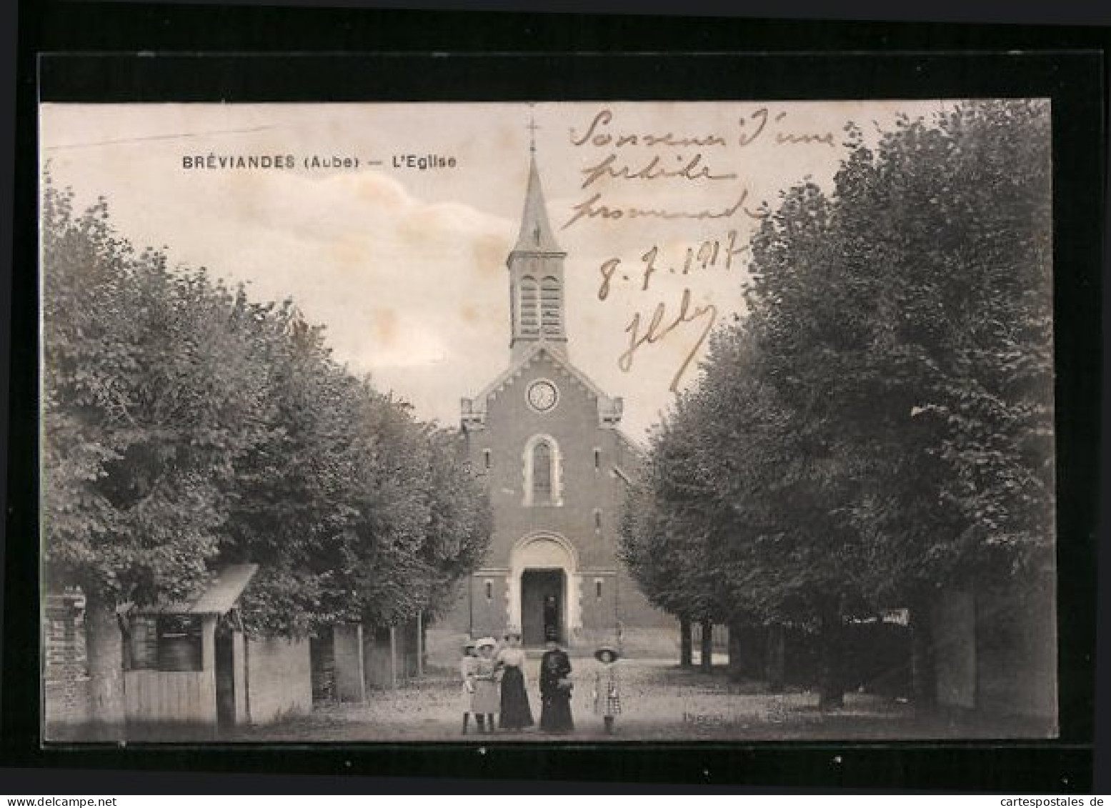 CPA Bréviandes. L`Eglise  - Autres & Non Classés