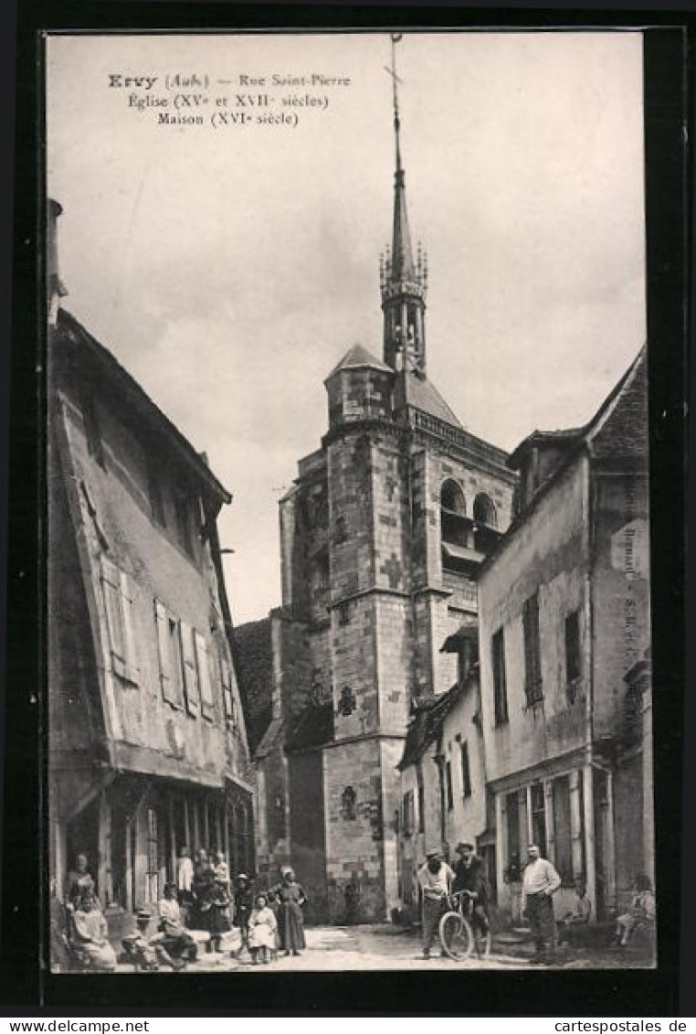 CPA Ervy, Rue Saint-Pierre  - Autres & Non Classés