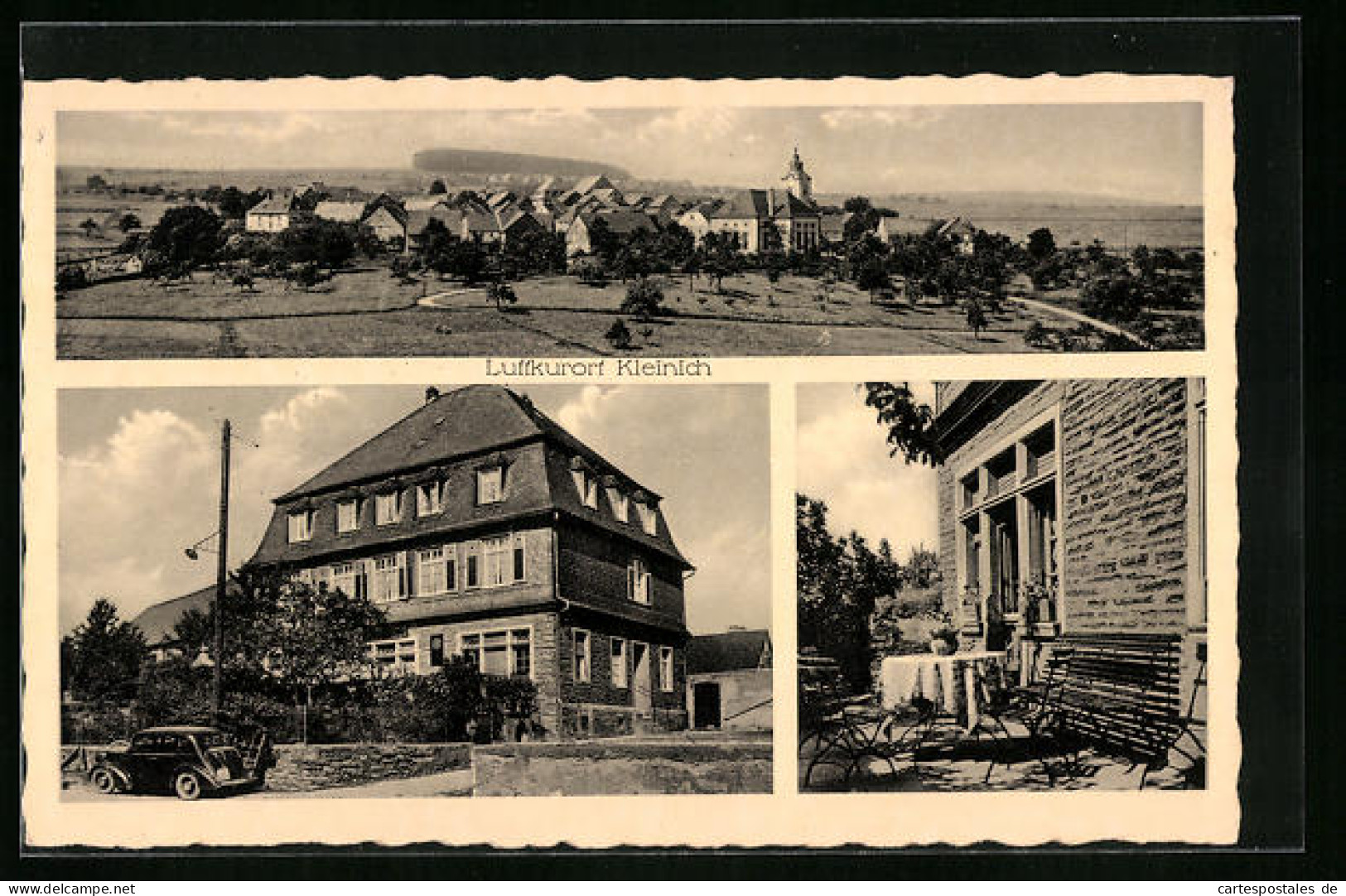 AK Kleinich, Panorama Des Ortes, Mütterheim Haus Arnoth  - Autres & Non Classés