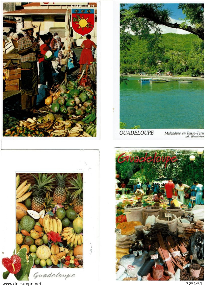 971 / GUADELOUPE / Lot De 45 C.P.M. écrites - 5 - 99 Postcards