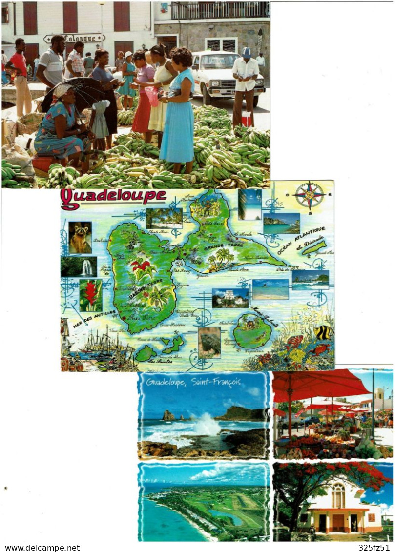 971 / GUADELOUPE / Lot De 45 C.P.M. écrites - 5 - 99 Postkaarten