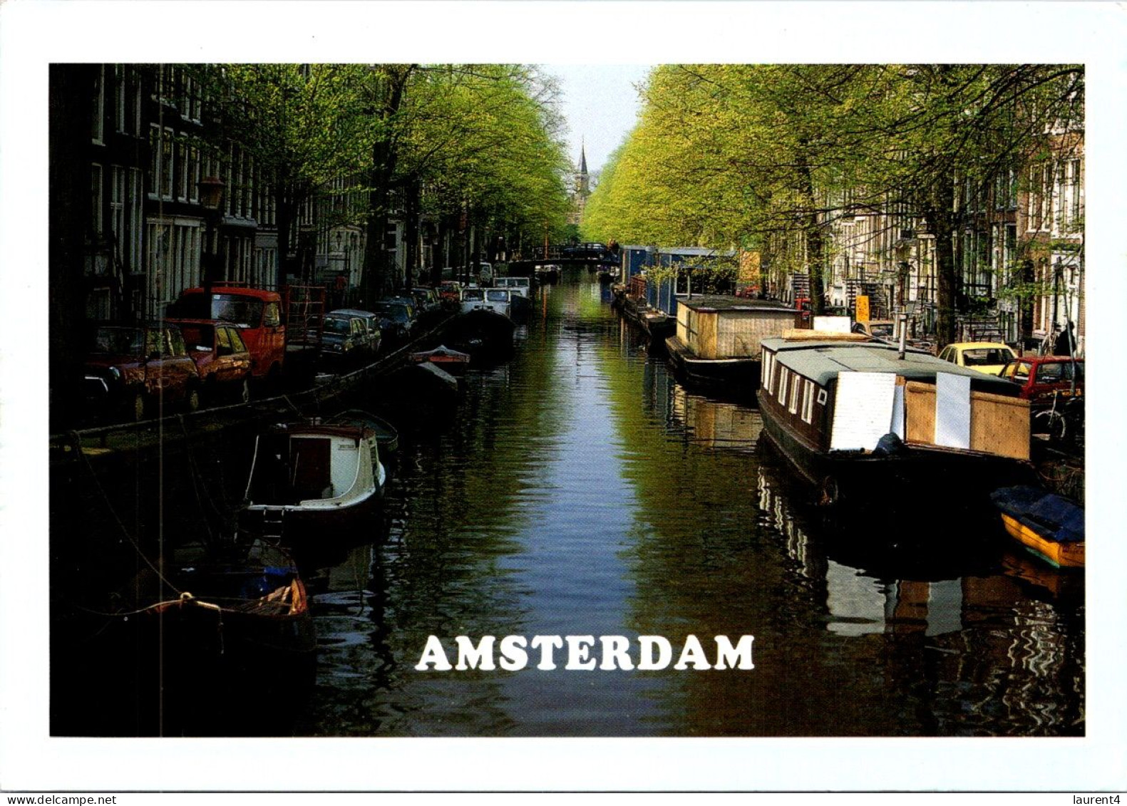 19-5-2024 (5 Z 35) Netherlands - Amsterdam River Boat (posted To Australia From Germany) - Binnenschepen